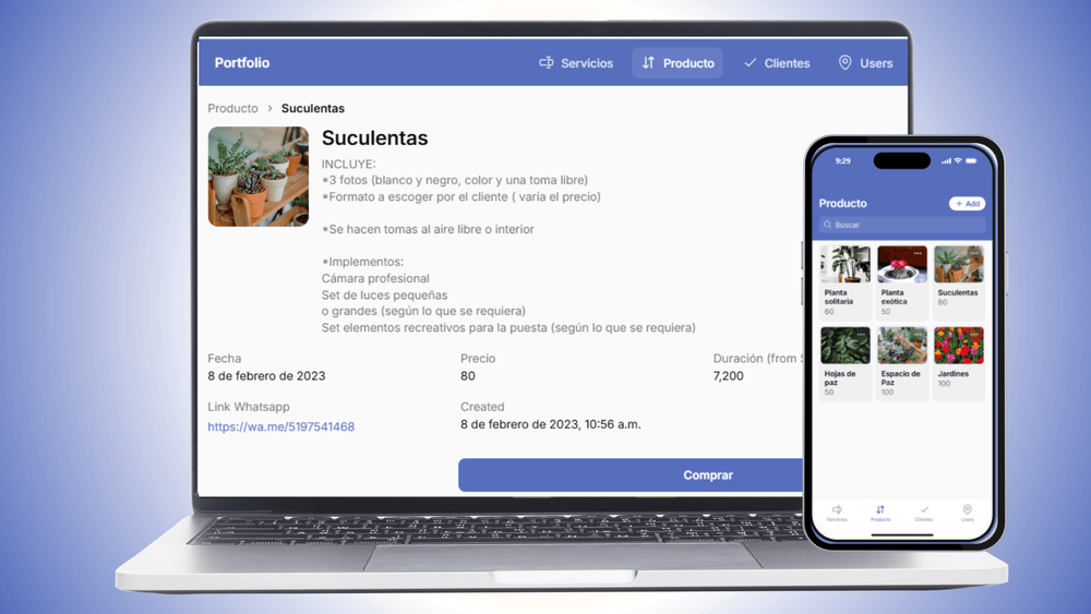 How to Build a Product & Service Portfolio using Glide
