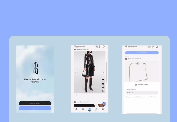 Garde-Robe: Social Wardrobe & Fashion Sharing App
