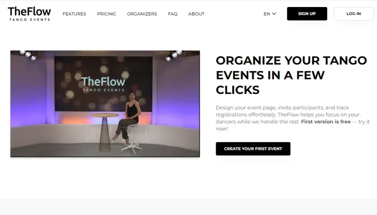 TheFlow – Ticketing Platform for the Tango Event Community